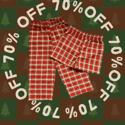 Pantalón Tartán Rojo